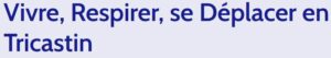 Logo de Vivre respirer se déplacer en Tricastin